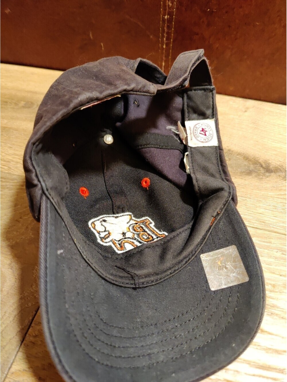 '47 Forty Seven BC LIONS Cap CFL Football Pre-Owned Hat Size Toddler Kids Orange - Picture 4 of 5